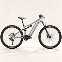 Bicicleta Eléctrica de Suspensión Completa EM7 Enduro, 27.5/29 Pulgadas, 500W, Motor Central M6100, 12 Velocidades, Horquilla de Aire de 160mm, UDH EMTB