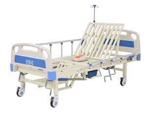 Cama de Hospital Manual Multifuncional para Cuidado Médico <span class=keywords><strong>en</strong></span> el Hogar, Cama de Hospital de Acero Laminado <span class=keywords><strong>en</strong></span> Frío con Capacidad de Peso de 260 kg - Product Image 6