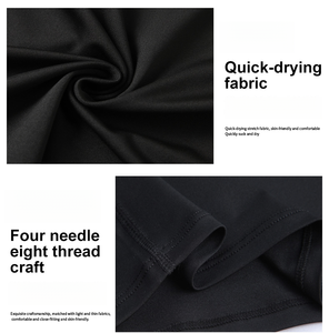 Erkek Tank sıkıştırma T-Shirt çabuk kuruyan spor gömlek baz katman basketbol yelek spor salonu koşu üst giyim açık spor - Product Image 2