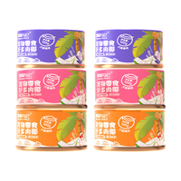 OEM & ODM Vente en gros de nourriture humide naturelle pour animaux de compagnie en conserve de 100g, soupe épaisse multi-viandes à la noix de coco pour chats et chiens