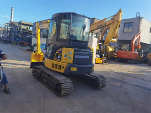 Mini pelle sur chenilles Komatsu Pc55 d'occasion de haute qualité 5.5 tonnes à vendre Pc 55 Digger Pc55MR - Product Image 6