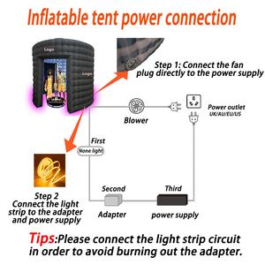 2025 गर्म बिक्री <span class=keywords><strong>inflatable</strong></span> गुंबद फोटो बूथ पोर्टेबल 360 फोटोबूथ इनडोर विज्ञापन इंफ्लेटेबल पृष्ठभूमि वाला फोटो बूथ - Product Image 4