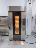 Horno Rotatorio de Aire Caliente, con Modos de Calentamiento Eléctrico, a Gas y a Combustible, Opcional para Hornear Pan, Pasteles, Galletas, etc.