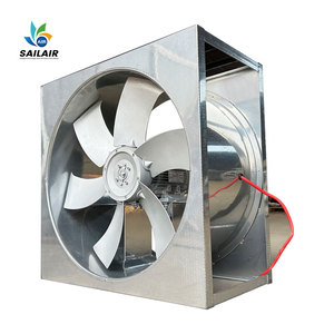 Ventilador Axial Industrial Eléctrico de Acero Inoxidable Resistente a Altas Temperaturas, Aspas de Aleación de Aluminio, 1.4KW, para Horno de Secado de Madera - Product Image 1