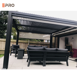 Modern Louver Roof Kit for Sunshade Waterproof <strong>Pergola</strong> Opening Roof Louver Roof Sun Shade Aluminium Louvers <strong>Window</strong> Made in China - Product Image 2