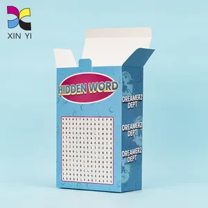 Custom printing box package foldable cereal box packaging for clothes