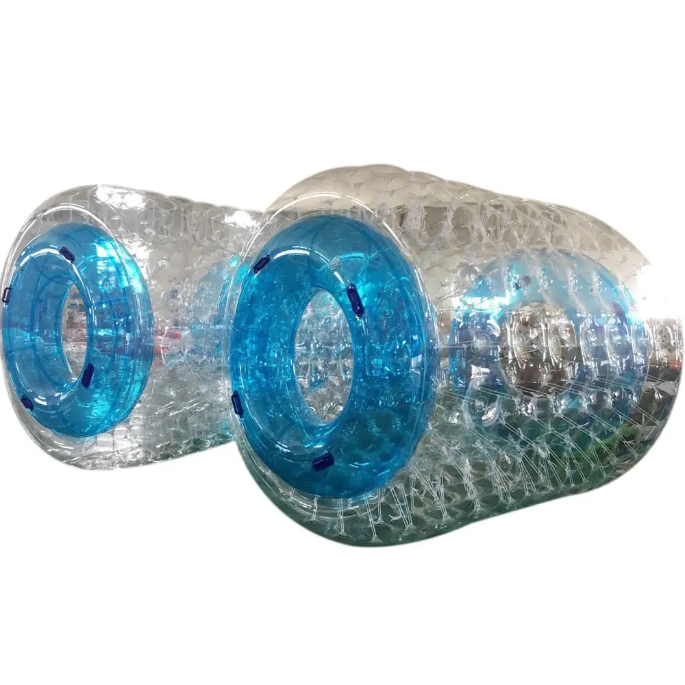 PVC TPU Water Toys Inflatable Water Roller Ball With Air Pump