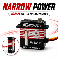 Servomoteur XQ-S2230F 32KG sans noyau, étanche, engrenage en acier inoxydable, aluminium CNC, 8.4V OEM pour hélicoptère et avion RC