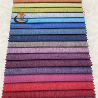 Tissu d'ameublement en satin 100 % polyester écologique, enduit PU, poids moyen, pour canapé et rideaux occultants - Maison