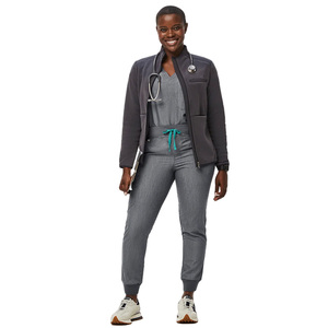 Uniformes médicos unisex de alta calidad, uniformes de médico de enfermera OEM con chaqueta estampada y accesorios para uso en salón de belleza de Hospital - Product Image 4