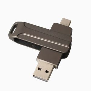 Unidad Flash USB 3.0 de Metal Giratoria de Alta Velocidad - Product Image 3