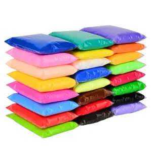 500G Nhiều Màu Sắc Trẻ Em Đúc DIY Đất Sét Giáo Dục Khô Mềm Plasticine Mô Hình Đất Sét Đồ Chơi Quà Tặng