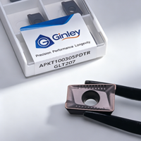 Outil de fraisage Ginley APKT1135 APKT1604 PDER PM APKT1003 PDTR APKT160408 APKT11T308 APKT 1135 1604 1003 Insert de fraiseuse CNC