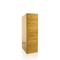 Boîte à ornements personnalisée en bois et métal durable, plaquée, avec plaque en métal, souvenir en bois massif, plaque de récompense