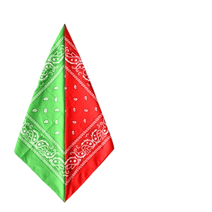 All'ingrosso forniture transfrontaliere sciarpa quadrata Bandana in poliestere Paisley anacardi fiore per ciclismo all'aperto Hip-Hop Bandana foulard - Product Image 2
