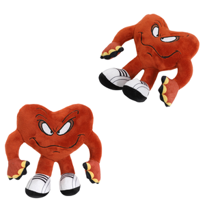 Peluche Cœur Rouge Gavroche Amusante, Poupée en Peluche au Design Unique avec Griffes et Chaussures, Vente en Gros Personnalisable - Product Image 6