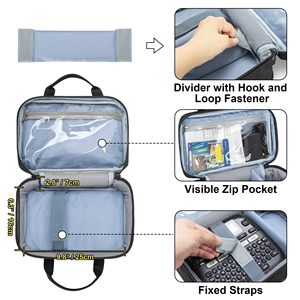 Estuche de Transporte Gratuito para Impresora Inalámbrica, Bolsa para Impresora de Gran Capacidad, Múltiples Bolsillos, Bolsa para Impresora Portátil, Correa Ajustable - Product Image 2