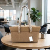 Sac en daim marron vintage de haute qualité pour femmes, grande capacité, sac à bandoulière pour femmes, sac fourre-tout classique pour le travail, sac à main pour femmes
