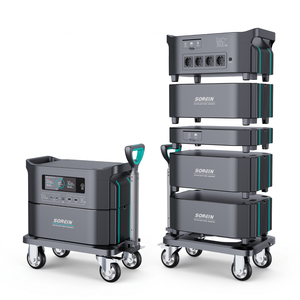 Station d'alimentation portable SOREIN 3Kw pour camping-car, alimentation électrique avec charge solaire MPPT - Product Image 1