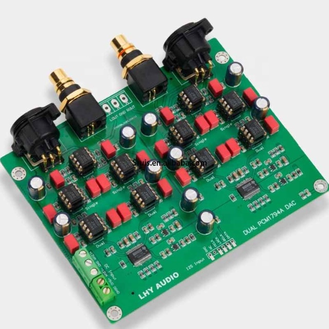 Dual PCM1794A DAC balanced decoder board USB Coaxial Fever HiFi DIY Kit 24Bit 192K