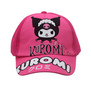 Gorra de béisbol de poliéster transpirable con estampado de anime Kuromi Melody para niños y niñas, con visera, para las cuatro estaciones - Product Image 3