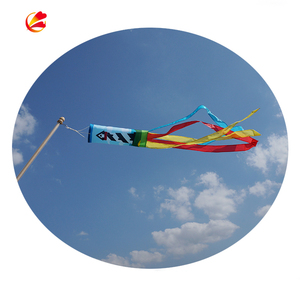 Windsock-banderas <span class=keywords><strong>de</strong></span> viento <span class=keywords><strong>de</strong></span> 100% poliéster, color rojo <span class=keywords><strong>y</strong></span> blanco, a buen precio, venta al por mayor - Product Image 2