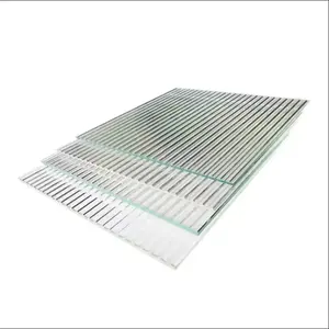 <span class=keywords><strong>Verre</strong></span> texturé cannelé ultra-clair personnalisé de 3 à 19mm <span class=keywords><strong>Verre</strong></span> trempé décoratif pour portes et fenêtres <span class=keywords><strong>Verre</strong></span> architectural - Product Image 2