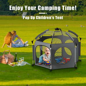 PRODIGY UF001 Tente de jeu pour animaux de compagnie imperméable, pliable, en plastique, facile à installer, pour le camping - Product Image 6