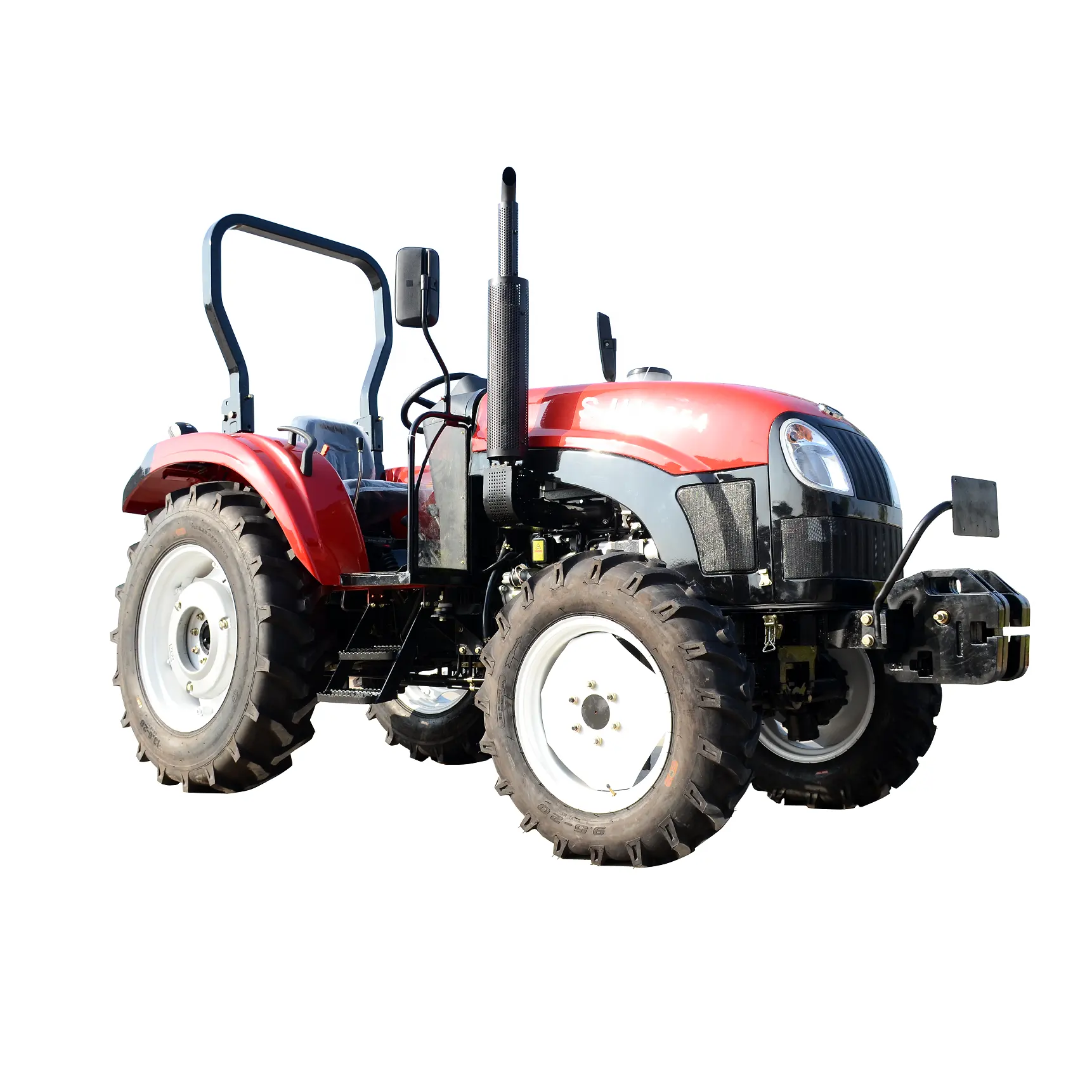 SJH 45hp 55hp 65hp 4wd wheel farm tractor diesel YTO engine 12F+12R all gear drive
