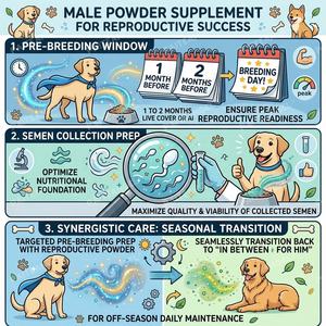 Suplemento de Fertilidad para Perros OEM de Marca Privada Ima-Stud: Polvo Pre-Parición para la Libido y el Apoyo Prostático Masculino en Perros - Product Image 2