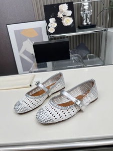 Zapatos de Bailarina Alais Originales, de Lujo, con Malla, para Mujer, con Parte Superior de Cuero Suave y Brillante, Antideslizantes, Estampados, para Otoño, Trabajo, Ballet - Product Image 5