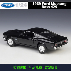 Welly 1:24 1969 <span class=keywords><strong>F</strong></span> Ord <span class=keywords><strong>M</strong></span> Ustang Boss 429 <span class=keywords><strong>M</strong></span>étal Collection Simulation Moulé Sous Pression Voiture Alliage Modèle De Voiture TOY Collection - Product Image 3