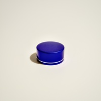 LIANMA 35/38mm Vente en gros de pots cosmétiques brillants anti-déversement avec bouchon à vis, bouteilles à large ouverture avec couvercles en aluminium-plastique, impression de logo