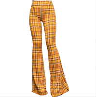Pantalon imprimé de personnalité de la mode pour femmes, jambe large, Europe et États-Unis