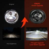 Système Bi-LED matriciel à 3 lentilles en gros, phare de croisement et de route, lentille de projecteur de 3 pouces, ensemble de feux antibrouillard laser 12V pour Prado 2003-2009