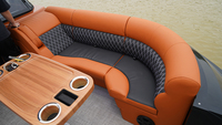 Bateau ponton de luxe de 22 pieds, directement de l'usine, avec mobilier haut de gamme et options de disposition personnalisées