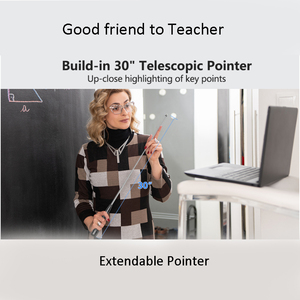 4-in-1 kablosuz sunum Clicker uzaktan kırmızı ve teleskopik işaretçi sunum Clicker, Stylus kalem şarj güç - Product Image 5