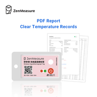 Enregistreur de données de chaîne du froid ZenMeasure, enregistreur de température et d'humidité, IP67, dispositif de surveillance du transport logistique alimentaire
