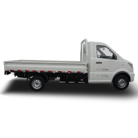 Nouveau Gonow camionnette électrique 220KM Pure Battery Cargo Truck Camion à châssis et cabine personnalisé
