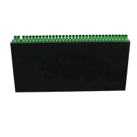 ZG Tech Proveedor de Servicios de Internet, Divisor PLC Negro SM 1x32 1U para Rack, Módulo Cassette SC/APC ABS, División 50/50, Monomodo G.657A1