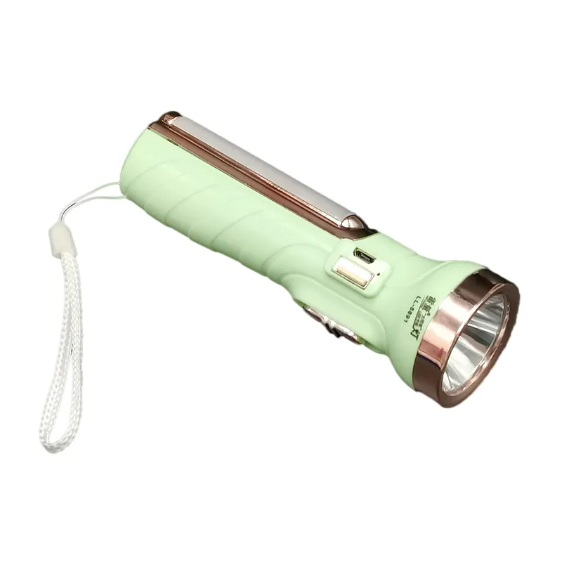 Nigeria hotsale plastic 1200 mah 18650 lithium battery torch for sale