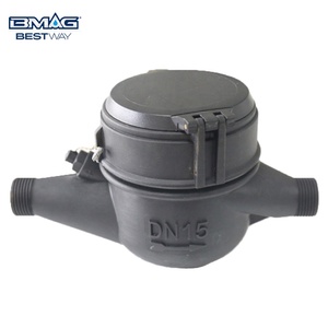 ISO 4064 nhựa Class B 1/2 "3/4" 1 "BSP chủ đề đa máy bay phản lực khô loại đồng hồ nước nhựa - Product Image 3