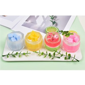 Wholesale Imitation Milk Tea <b>Cup</b> Squeeze Toy Colorful Fruit Cube Dessert Fidget Squishy Toy Anti-anxiety Decompression Gift - Product Image 5