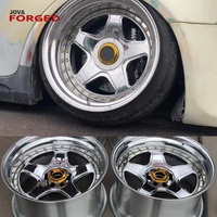 Rines de Aluminio Forjado de 2 Piezas, 18-21 5x114.3/5x120, 40mm 100mm, Personalizados, Plateados Pulidos, Certificación TUV, para F80 G20 G30 E90