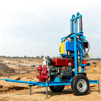 Machine de forage de puits d'eau profonde de 200 m, fabriquée en Chine, certifiée CE ISO9001, équipement de forage de puits et de sondages