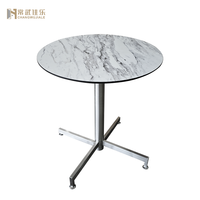 Tables de conférence extérieures en stratifié haute pression Hua Jiale, directement de l'usine, panneaux en stratifié compact HPL, tables à manger