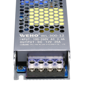 แหล่งจ่ายไฟแบบสลับแหล่งจ่ายไฟฟ้ากระแสสลับเป็น DC แบบเดี่ยวสำหรับอุตสาหกรรม WL-300-12 300W 12V - Product Image 6