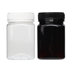 Lọ Mật Ong Rỗng Lọ Mật Ong Nhựa PET 250G 500G Với Số Lượng Lớn Lọ Mật Ong Màu Hổ Phách Tối Màu Hình Vuông Có Nắp Hiển Nhiên Màu Đ<span class=keywords><strong>en</strong></span> Giả Mạo - Product Image 3