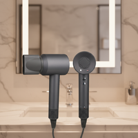 Sèche-cheveux professionnel multifonctionnel portable rechargeable pour salon et usage domestique