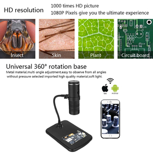 1000X Wifi microscopio Cámara 1080P USB WiFi microscopio teléfono móvil microscopio <span class=keywords><strong>digital</strong></span> para iPhone Samsung - Product Image 3